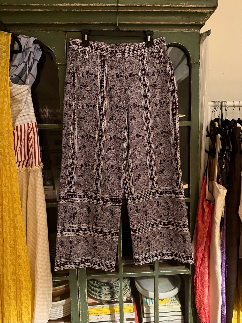 Julia Amory cotton-silk blend pants size L never worn
